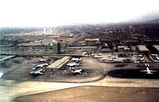 vue aérienne de l'aéroport International de Lima